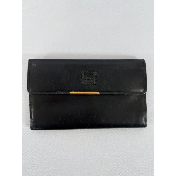 Vintage Gucci Wallet Black Leather - Picture 1 of 7